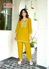 Vama Vol 3 By Ossm Viscos Vetican Silk Embroidery Co Ord Set Orders In India